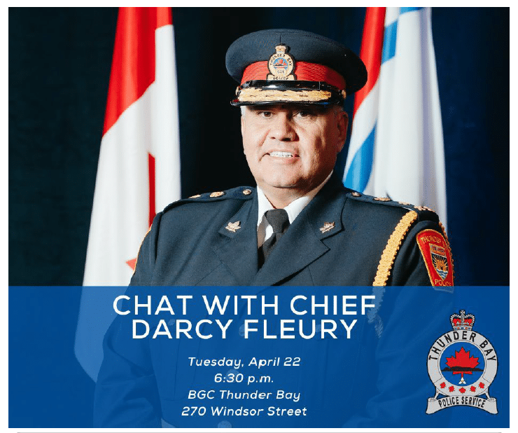 Chat with Police Chief Darcy Fleury